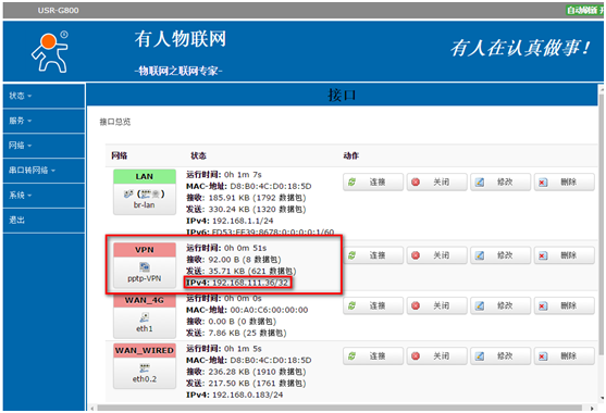4G工業級路由器G800使用VPN的設置步驟 4G工業級路由器G800使用VPN的設置步驟