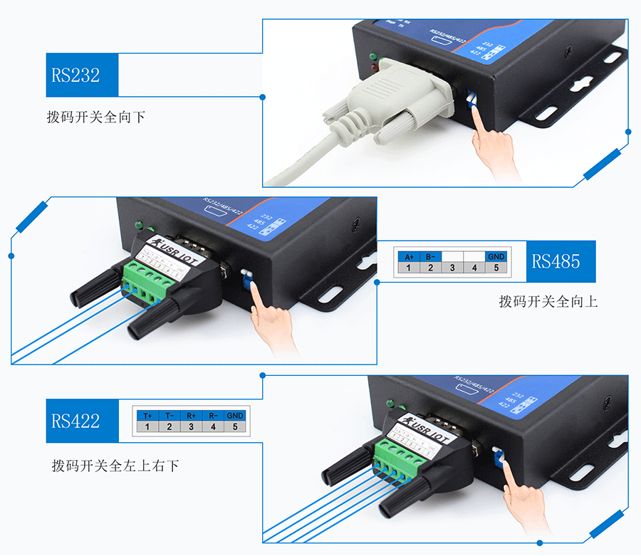 RS485/232/422單串口服務器三串口靈活切換 RS485/232/422單串口服務器三串口靈活切換