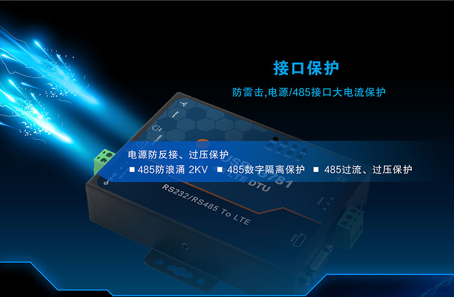 4G DTU_ 路由器的接口保護 4G DTU_ 路由器的接口保護