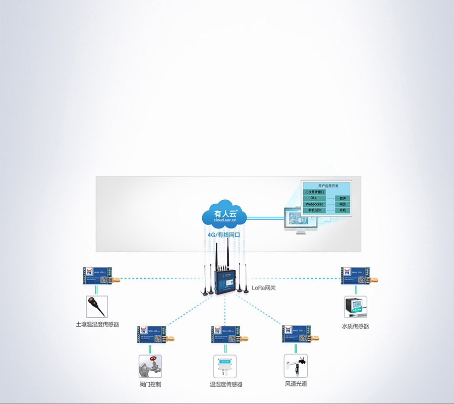 LoRa星形模塊的智慧農業解決方案
