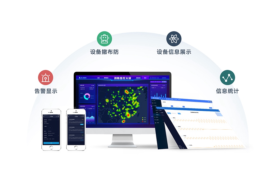 智慧消防栓監控大瓶屏 智慧消防栓監控大瓶屏