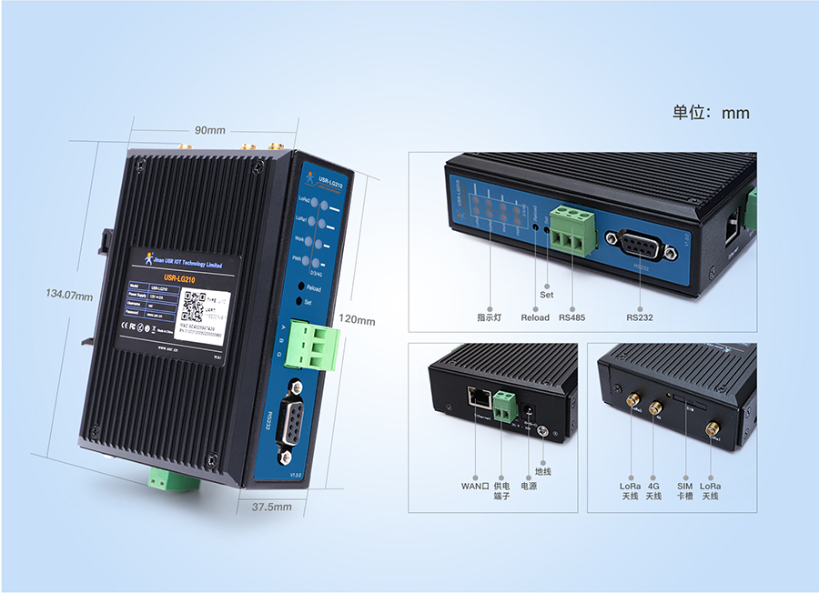 LoRa無線網關產品細節
