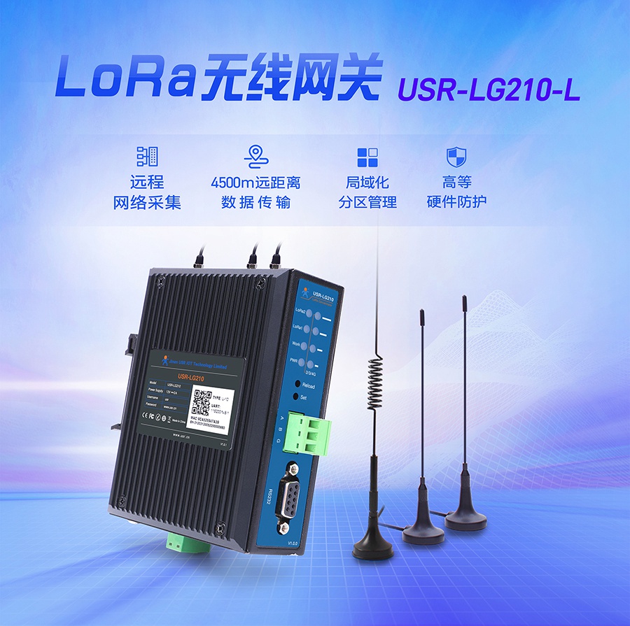 LoRa私有協議網關USR-LG210-L